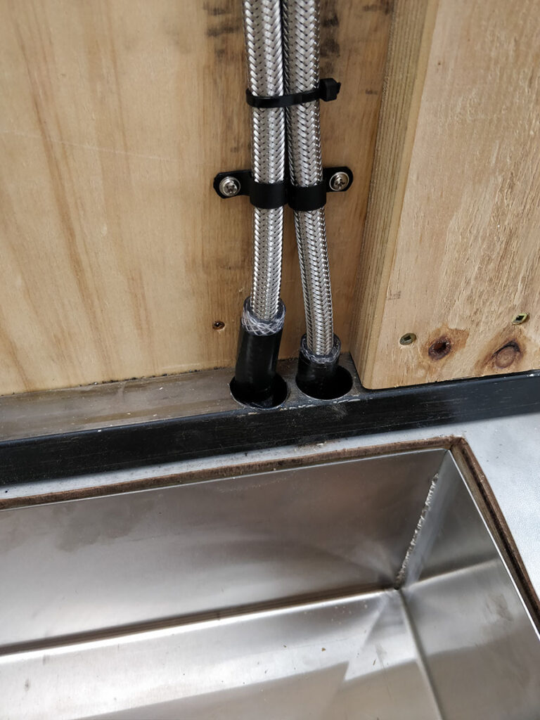 Floor penetration's for shower plumbing