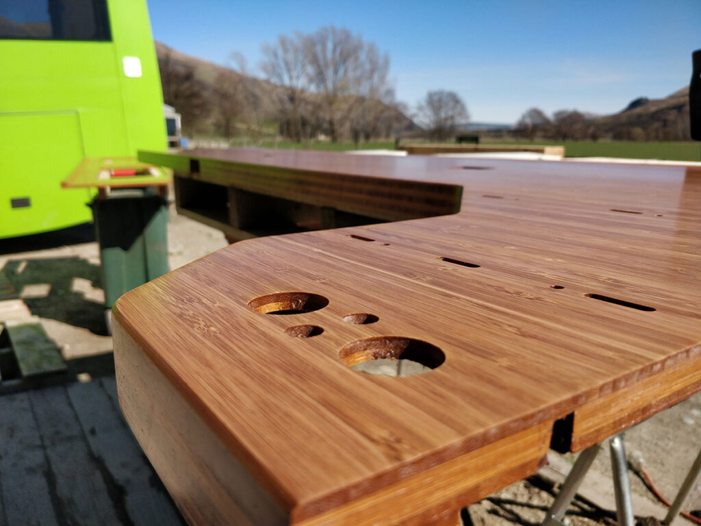 Beautiful day for staining!